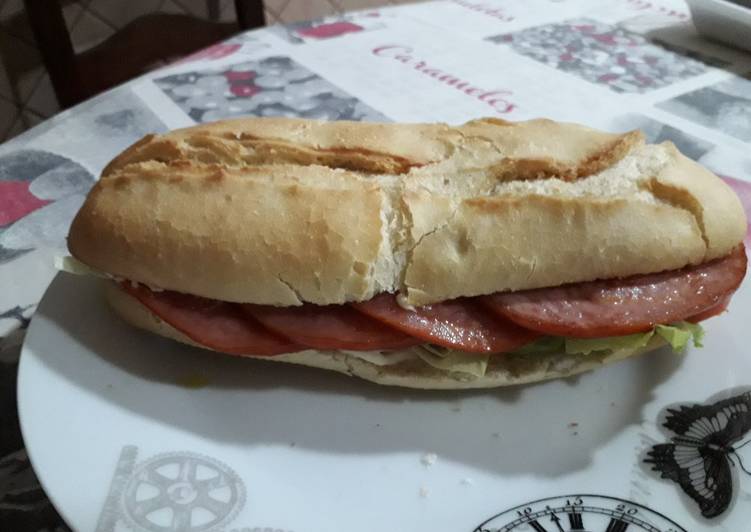 Montado lomo plancha