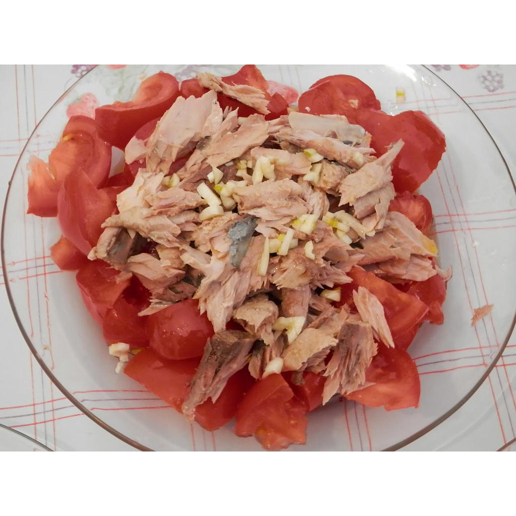 Tomate y melva